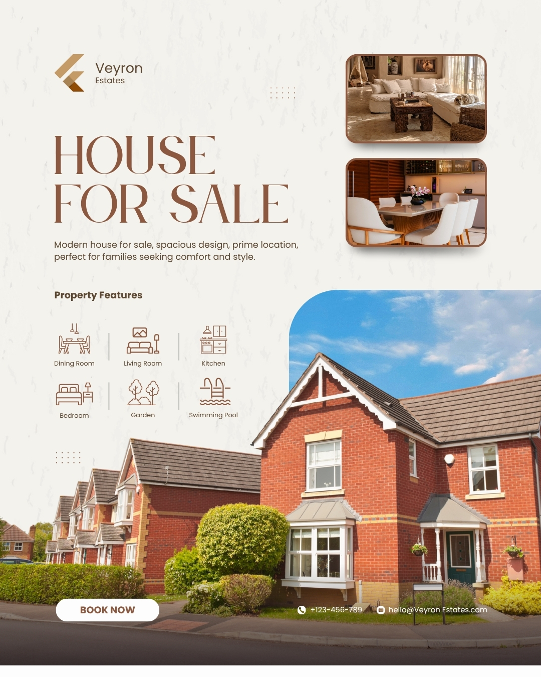 Veyron Estates real estate branding creative