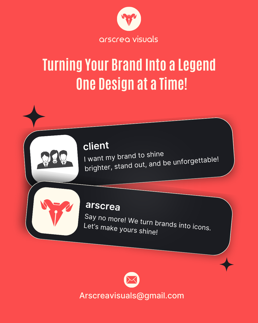 Client needs informational creative design