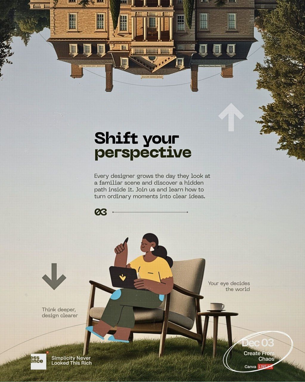 Creative social media post design