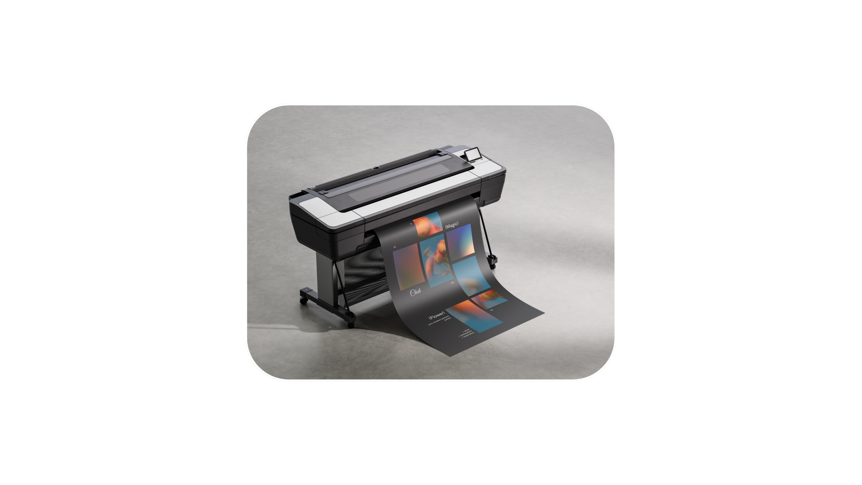 Printable design — certificate or brochure